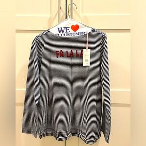 Vineyard Vines size XL NWT, blue and grey long sleeve holiday t-shirt